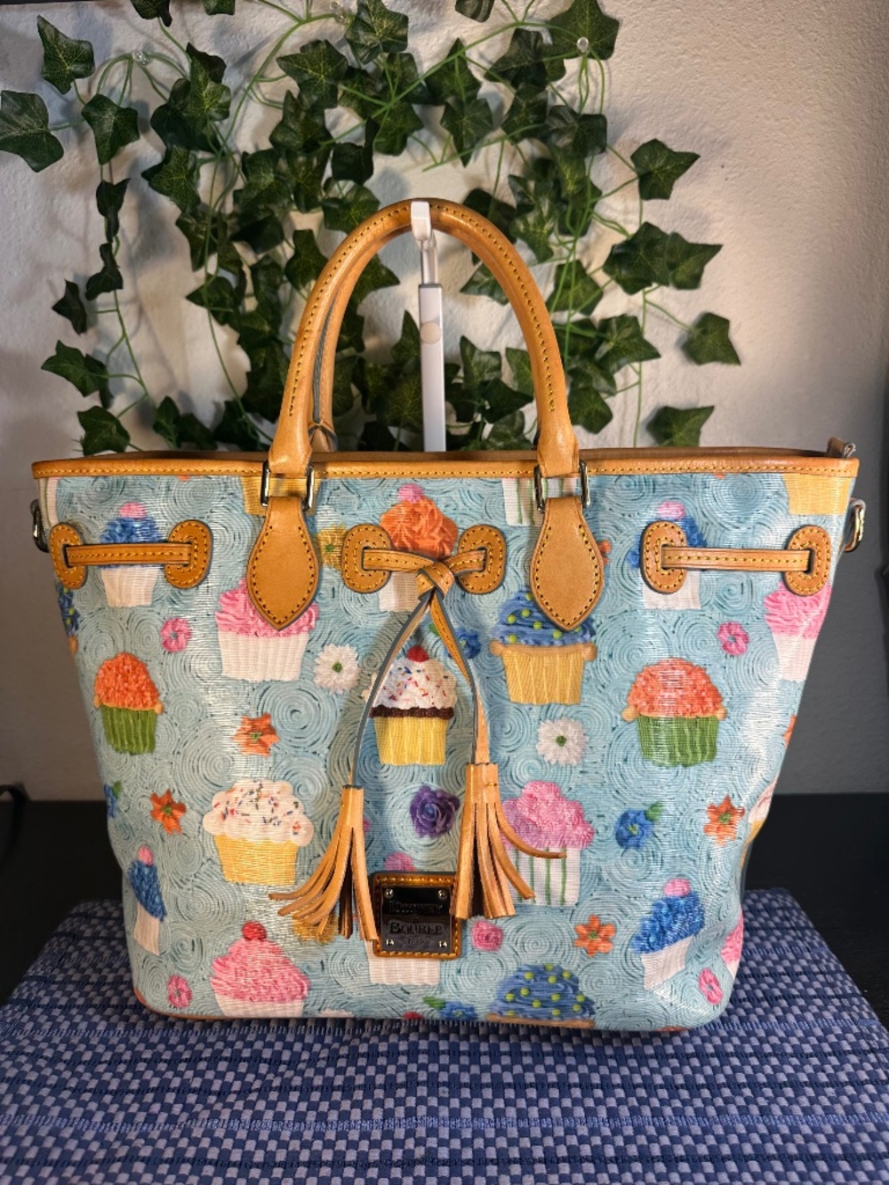 Dooney & Bourke Cupcake Print East/West Shopper Tote